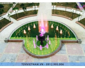Đài phun nước trường Đại học Thành Đô Hà Nội | TDVVIETNAM.VN