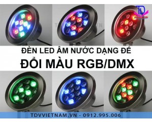Đèn Đài Phun Nước Đổi Màu RGB/DMX Tiêu Chuẩn IP68