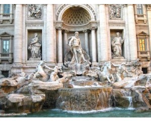 Đài phun nước - đài phun nước travi - thủ đô Roma