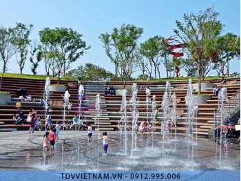 Đài phun nước nghệ thuật âm sàn - Thiết kế sân phun nước | TDVVIETNAM.VN