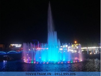 Đài phun nước nghệ thuật phao nổi - Thi công đài phun nước | TDVVIETNAM.VN 