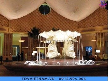 Thiết kế đài phun nước phong thủy trong nhà | TDVVIETNAM.VN