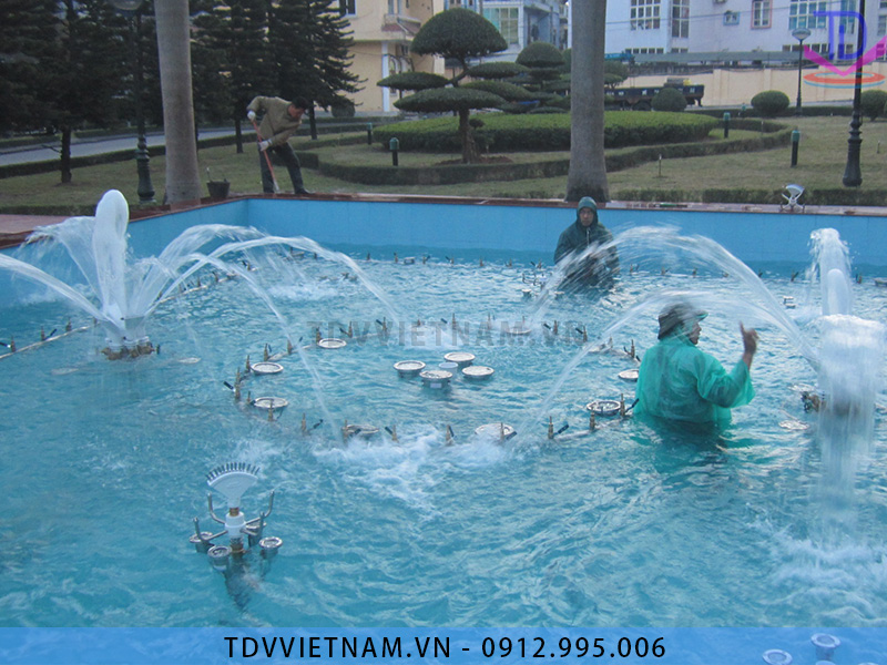 Đài phun nước công an tỉnh Quảng Ninh 6