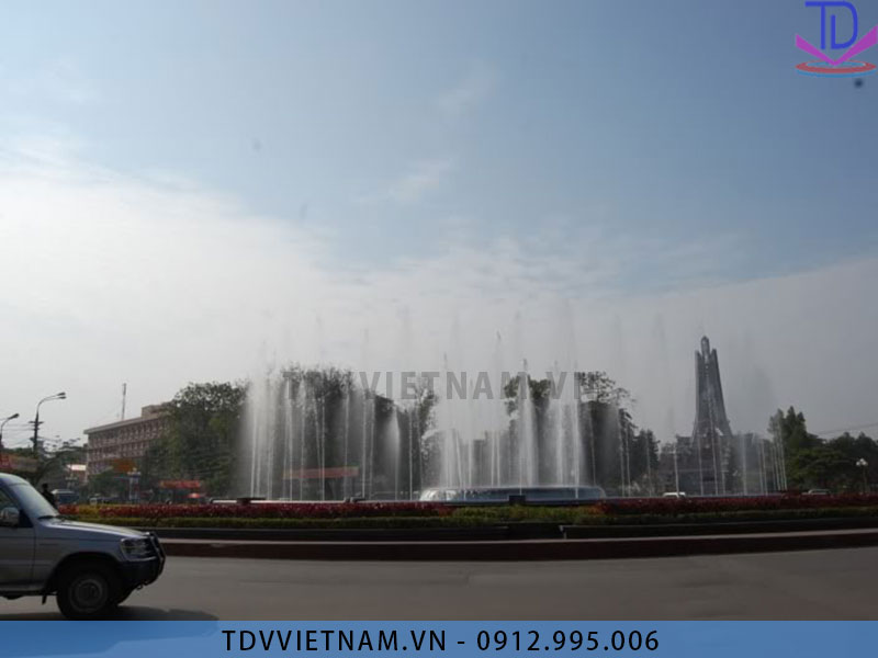 Đài phun nước trung tâm thành phố Thái Nguyên 10