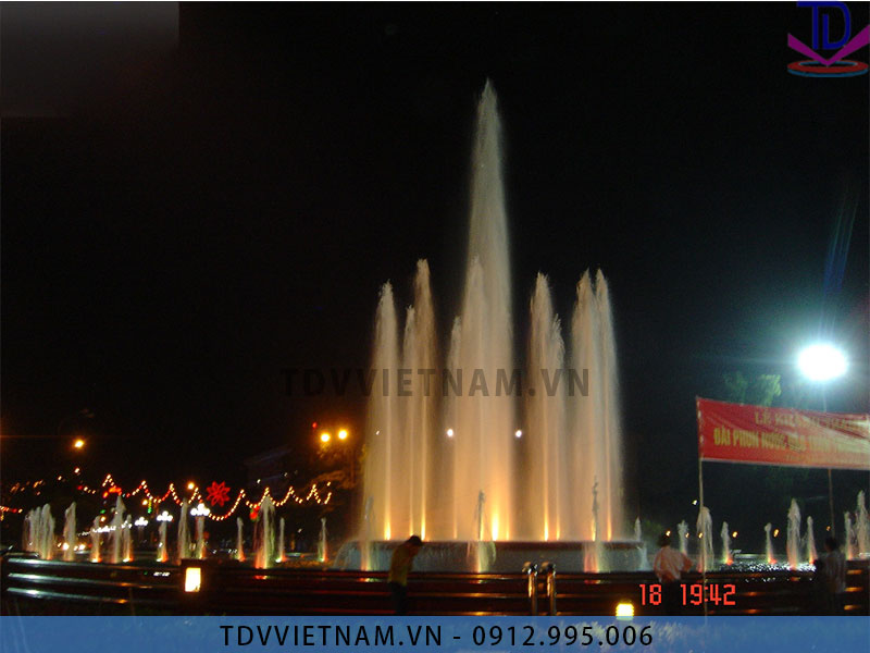 Đài phun nước trung tâm thành phố Thái Nguyên 2