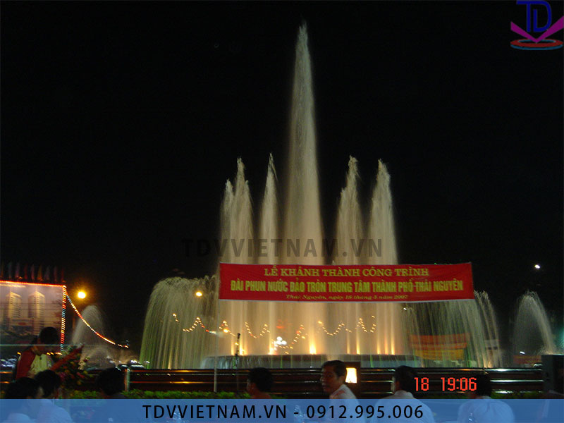 Đài phun nước trung tâm thành phố Thái Nguyên 3