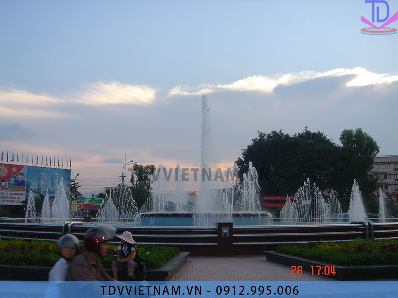 Đài phun nước trung tâm thành phố Thái Nguyên 5