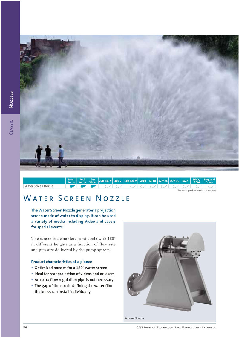 Vòi phun nước hình quạt Water Screen Nozzle 7