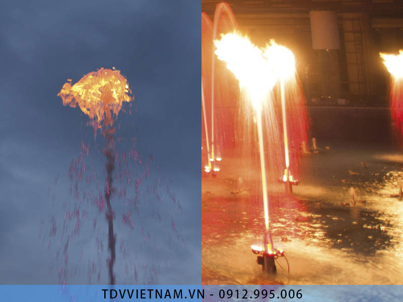 Vòi phun nước tạo lửa Fountain Flame 10