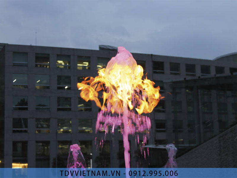 Vòi phun nước tạo lửa Fountain Flame 7