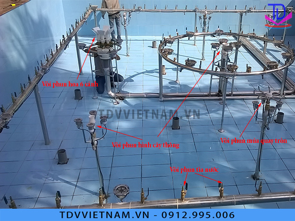 Đài phun nước và những hệ thống thiết bị lắp đặt cơ bản 2