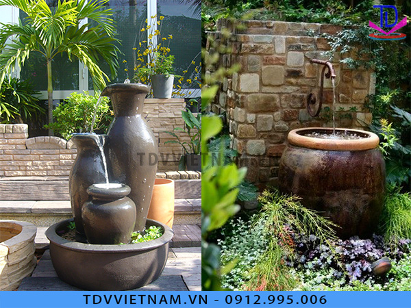 Những mẫu đài phun nước tuyệt đẹp cho vườn nhà 2