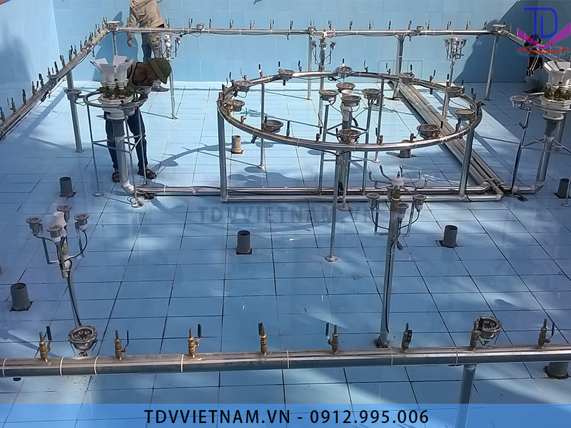 Công nghệ làm đài phun nước tại công ty TDV 2