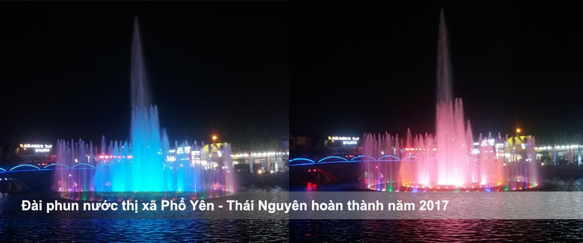Đài phun nước thị xã Phổ Yên - Thái Nguyên