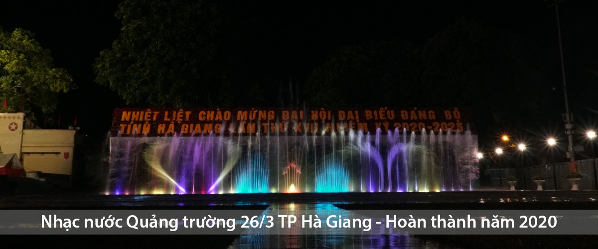 Nhạc nước quảng trường TP Hà Giang