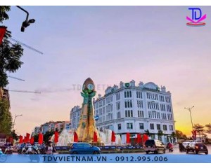 Đài Phun Nước Cột Đồng Hồ Từ Sơn - Bắc Ninh | TDV Việt Nam
