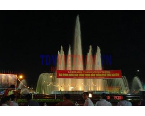 Thi công đài phun nước trung tâm TP Thái Nguyên