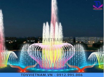 Đài phun nước lập trình nghệ thuật - Thiết kế nhạc nước nghệ thuât