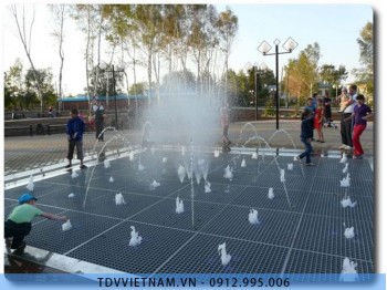 Sàn phun nước nghệ thuật - Sân phun nước | TDVVIETNAM.VN