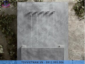 Tường thác nước mini - Thiết kế đài phun nước mini | TDVVIETNAM.VN
