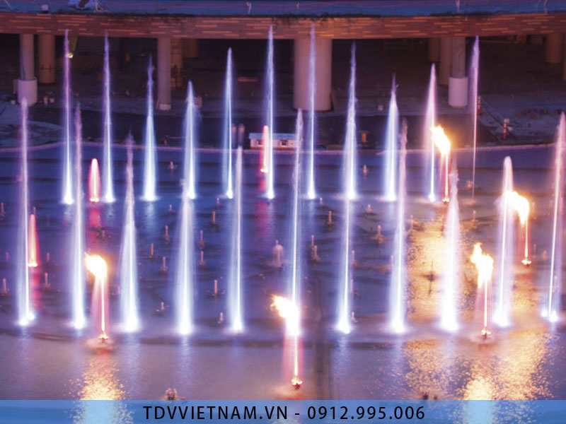 Vòi phun nước tạo lửa Fountain Flame 8