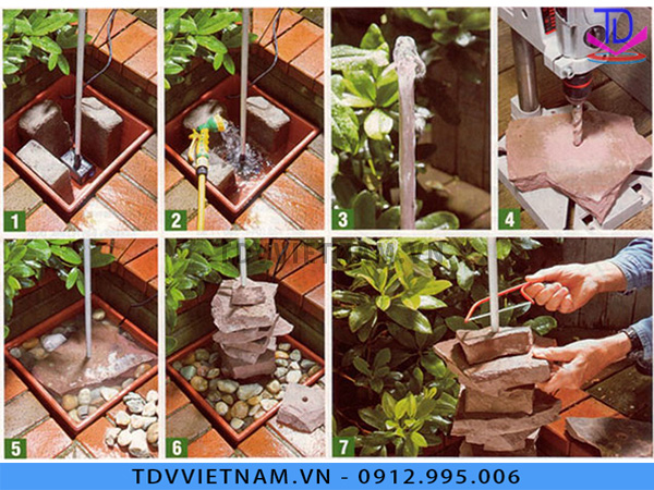 Tổng hợp các cách làm đài phun nước tiểu cảnh cho sân vườn dễ làm và siêu tiết kiệm 6
