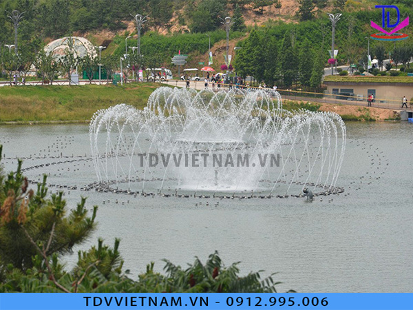 Hệ thống vòi phun nước sông hồ tự nhiên 2