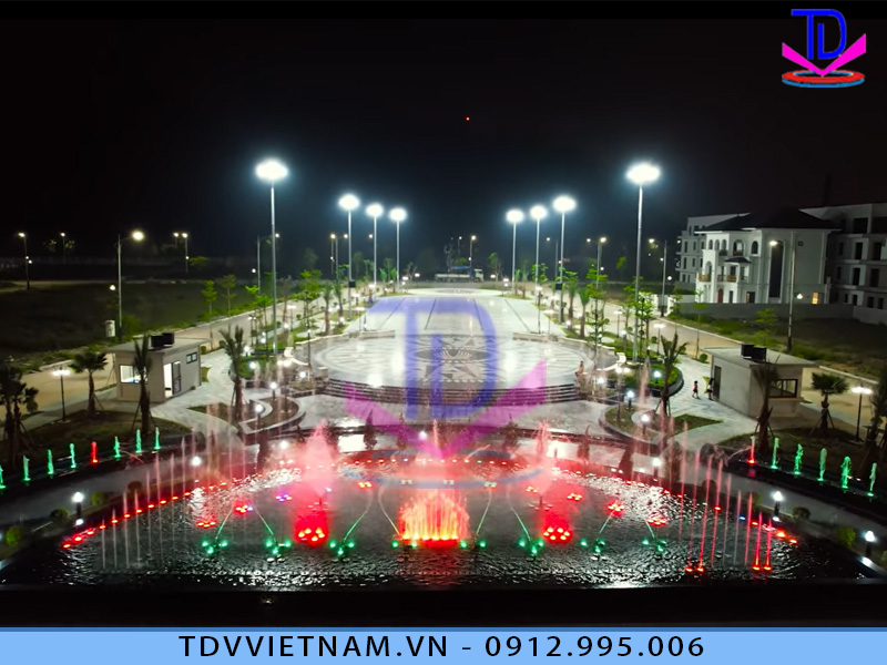 Nhạc nước KĐT Vinh Riverside Nghệ An 1