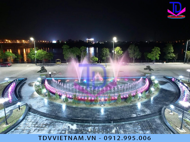 Nhạc nước KĐT Vinh Riverside Nghệ An 2